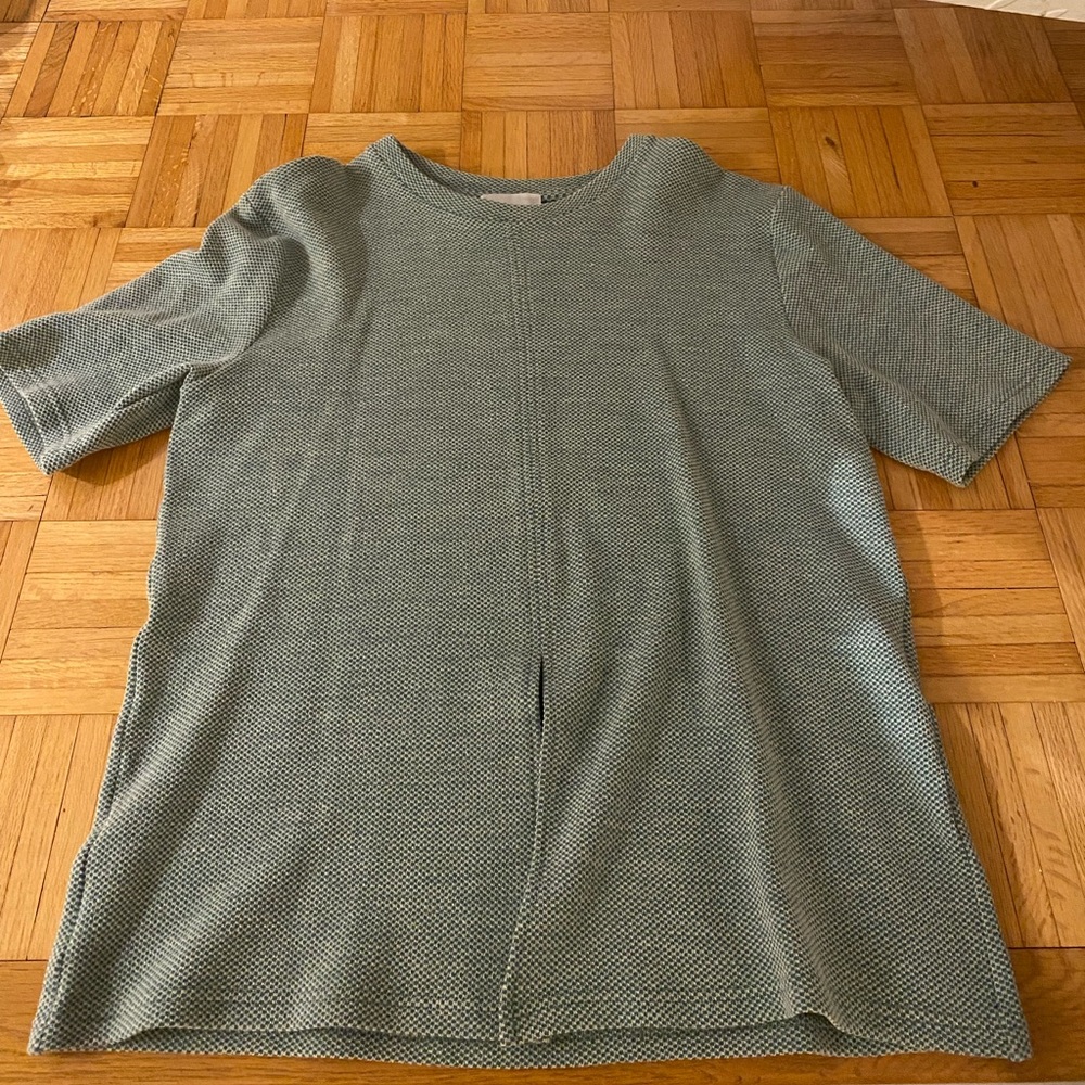 Nikki Chasin Textured Short Sleeve Top